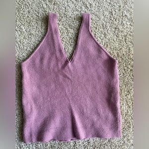 A&F sweater tank top